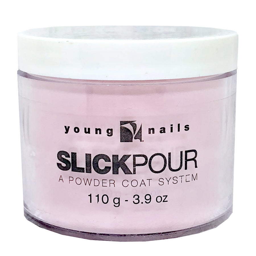 ATL Pink and White Nails with Young Nails' Slick Pour ATL Nail Supply