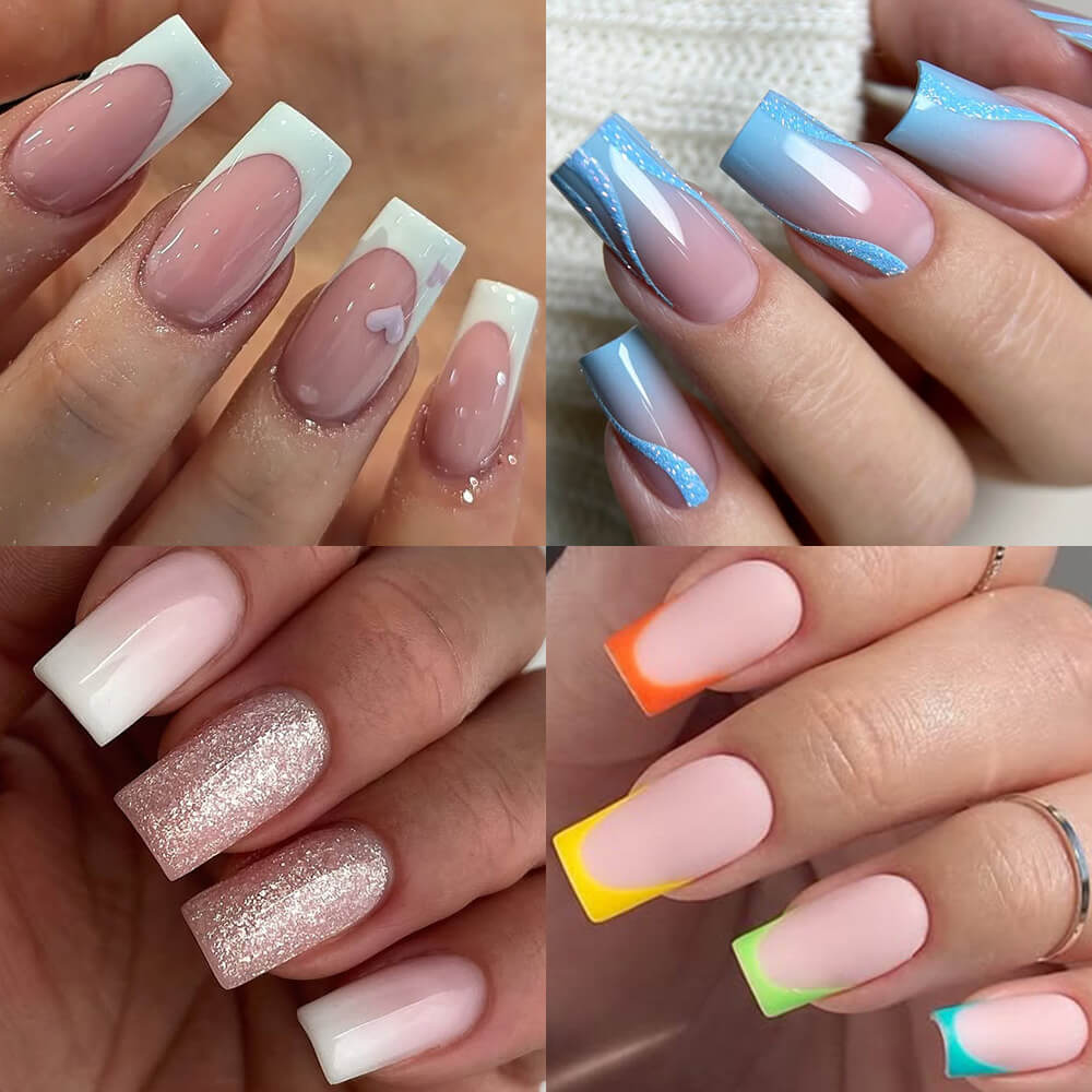 ATL- Clear - Short Square Tip Box | Nail Kingdom