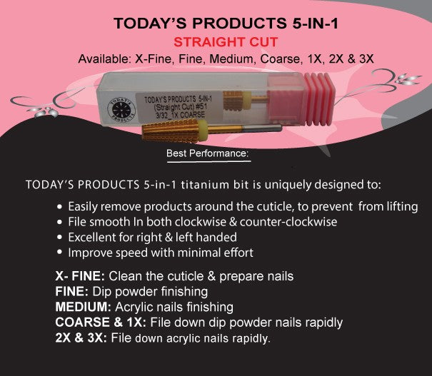 ATL- 5-in-1 Straight Cut Titanium Drill Bit | TODAY'S PRODUCT