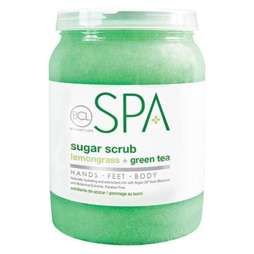 ATL- Sugar Scrub (1gal) Lemongrass + Green Tea | BCL Organic Spa
