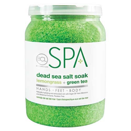 ATL- Salt Soak (1gal) Lemongrass + Green Tea | BCL Organic Spa