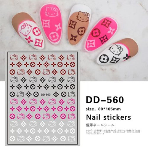 ATL- Nail Art Stickers (DD-560) 3-76-3