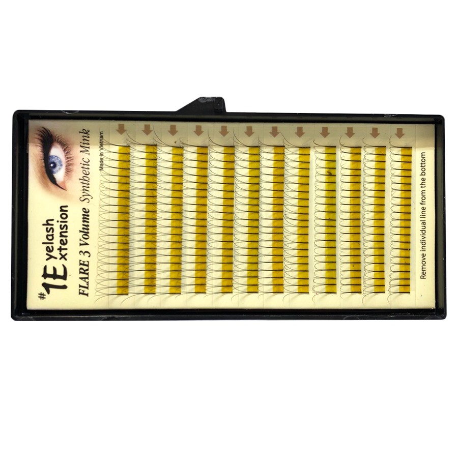 ATL- Flare 3 Volume Synthetic Mink Lash Tray