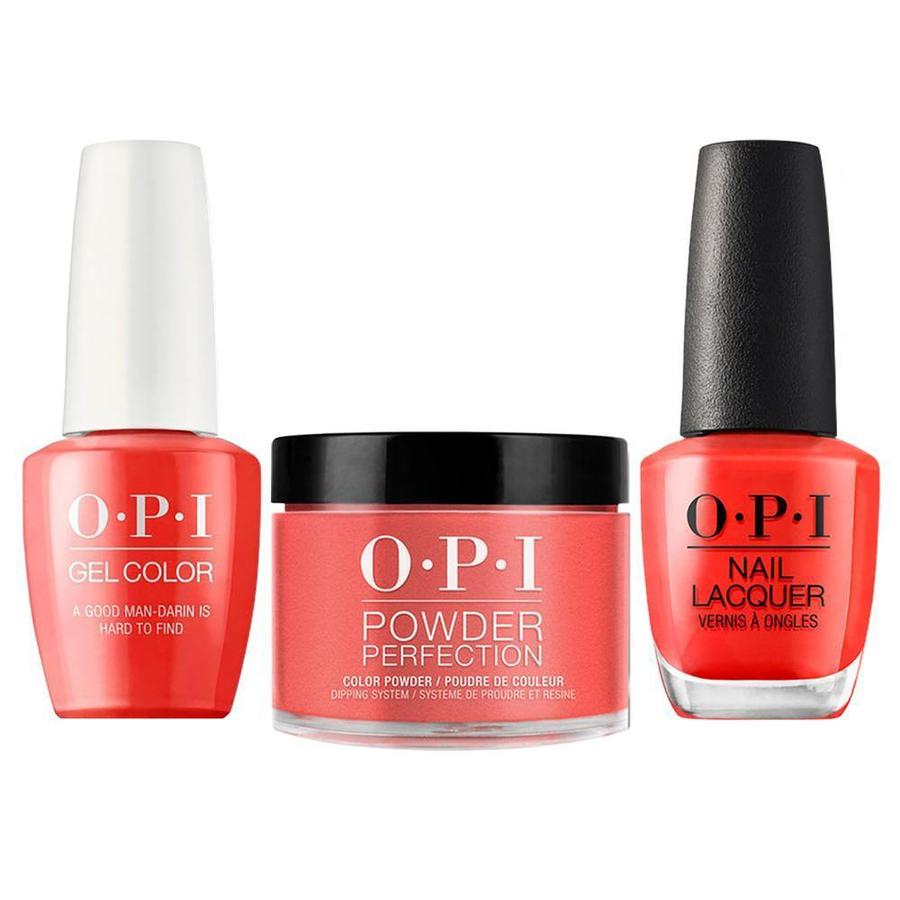 ATL- A Good Man-darin is Hard to Find #H47 | OPI Trio: Gel, Polish, Dip