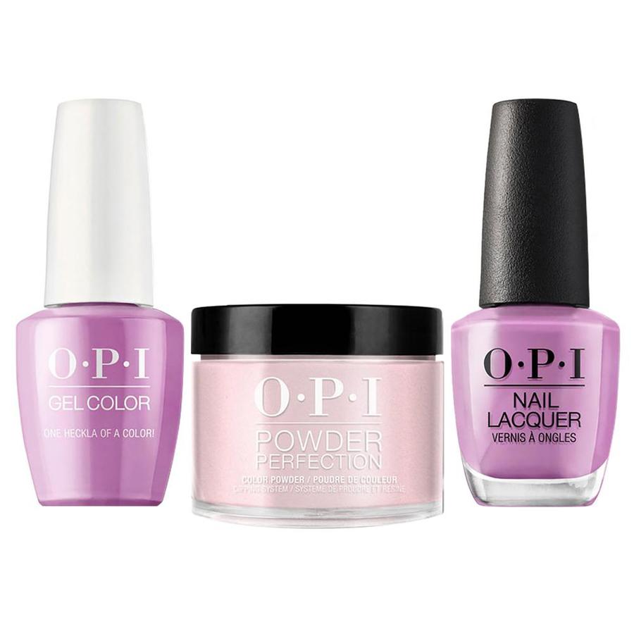 ATL- One Heckla of a Color! #I62 | OPI Trio: Gel, Polish, Dip