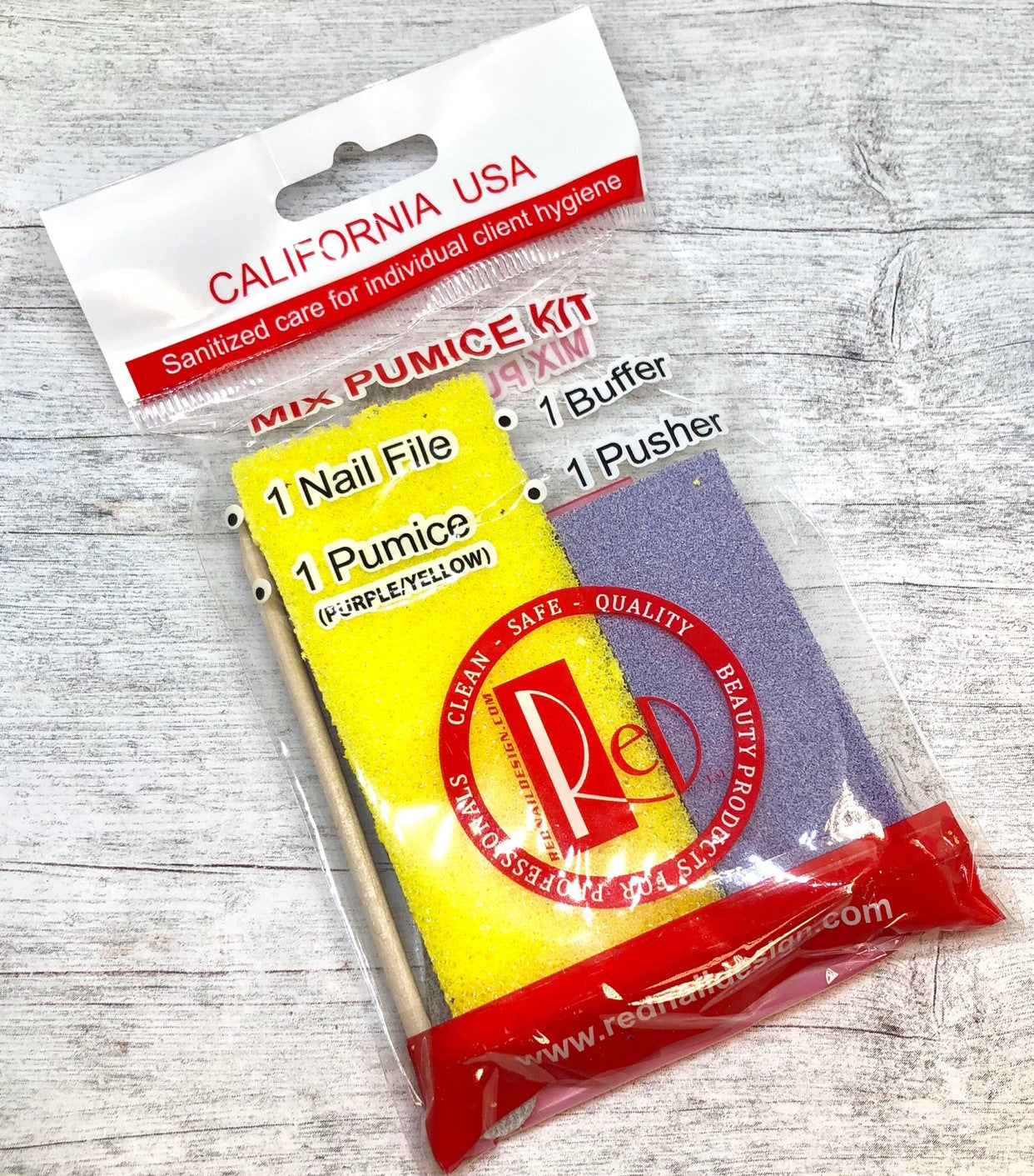 ATL- Pedi Mix Pumice Kit | RED