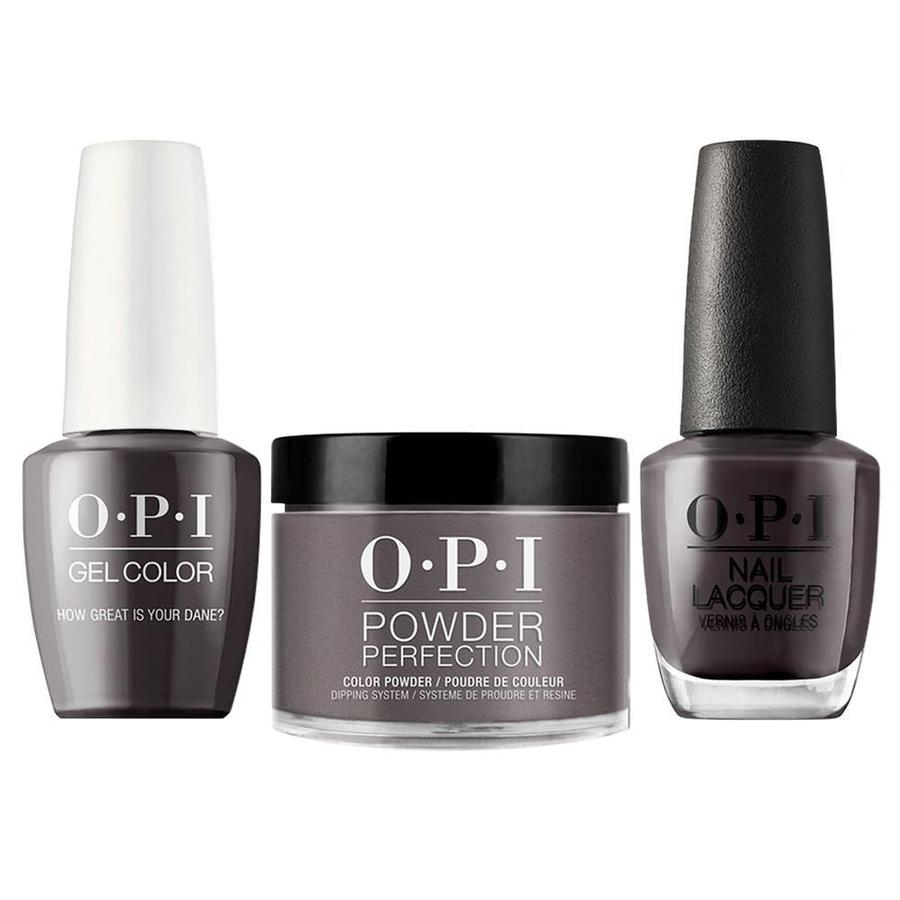 ATL- How Great is Your Dane? #N44 | OPI Trio: Gel, Polish, Dip
