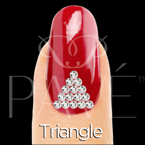 ATL- (Triangle) Crystal Stamping Template_ Pave