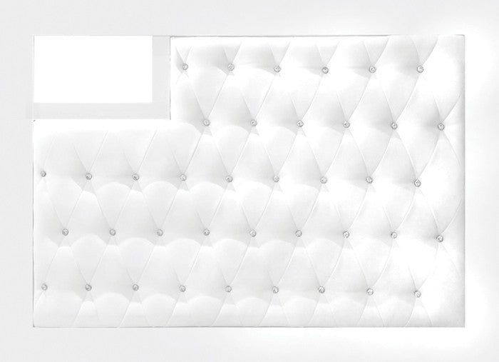 ATL- Valentino Lux Diamond Lux Tufted Reception Desk