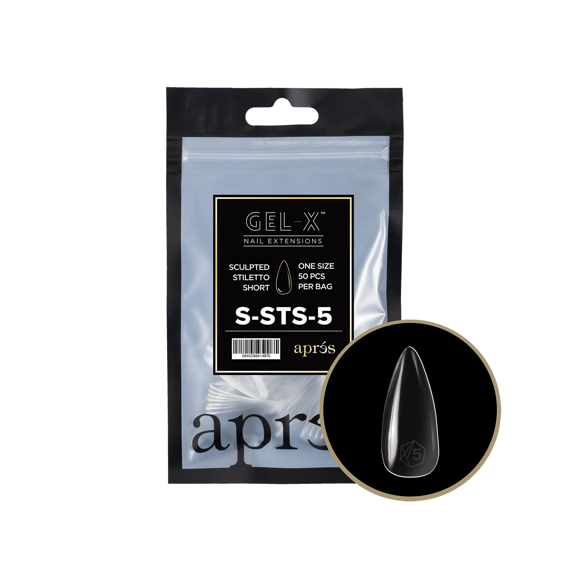 ATL- Sculpted Stiletto Refill Bags Gel-X Tips