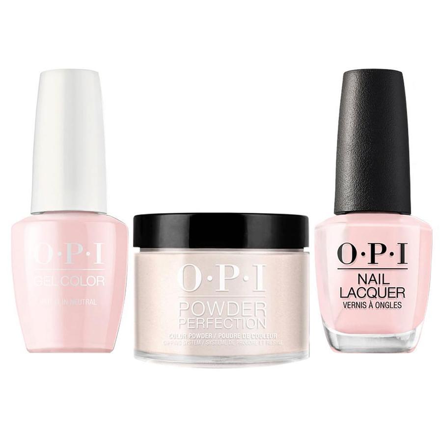 ATL- Put it in Neutral #T65 | OPI Trio: Gel, Polish, Dip