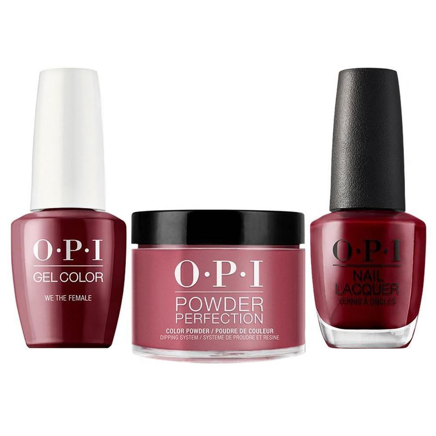 ATL- We The Female #W64 | OPI Trio: Gel, Polish, Dip