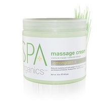 ATL- Massage Cream (16oz) Lemongrass + Green Tea | BCL Organic Spa