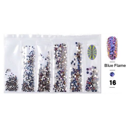 ATL- Red Flame Rhinestone Pack (Size 3,5,7,9,11,13)