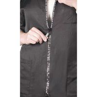 ATL- Rhinestone Zipper Jacket #650-Black