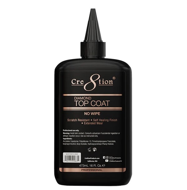 ATL- Cre8tion Diamond Nonwipe Gel Top Coat (16oz)
