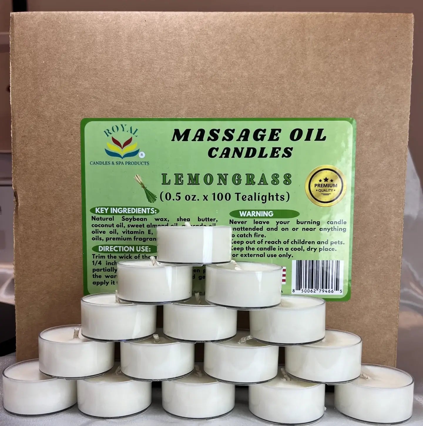 ATL- Royal Massage Oil Candles - 0.5oz (case/100pcs)