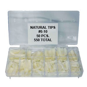 ATL- Natural Tips Set #0-10