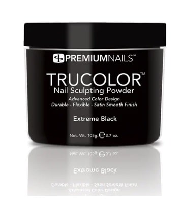 ATL- Extreme Black | TruColor Nail Sculpting Acrylic Powder