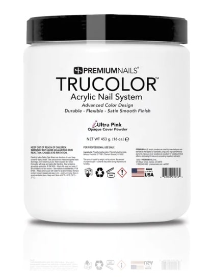 ATL- iUltra Pink (Opaque/Cover) | TruColor Nail Sculpting Acrylic Powder