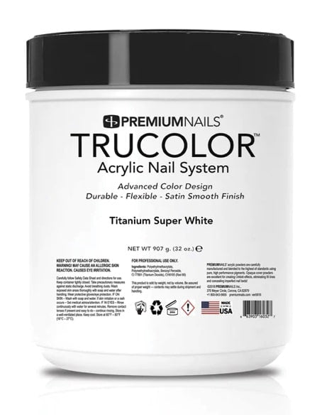 ATL- Titanium White | TruColor Nail Sculpting Acrylic Powder