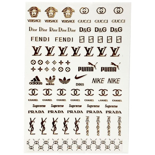 ATL- Mixed Brands Nail Art Stickers | #3-19-1