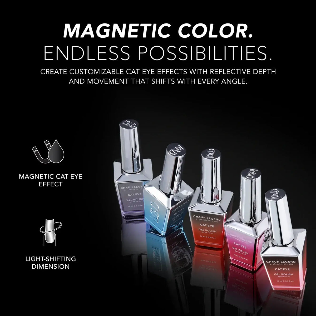 ATL- LGCE04 Violet Crush | Chaun Legend Cat Eye Gel Polish