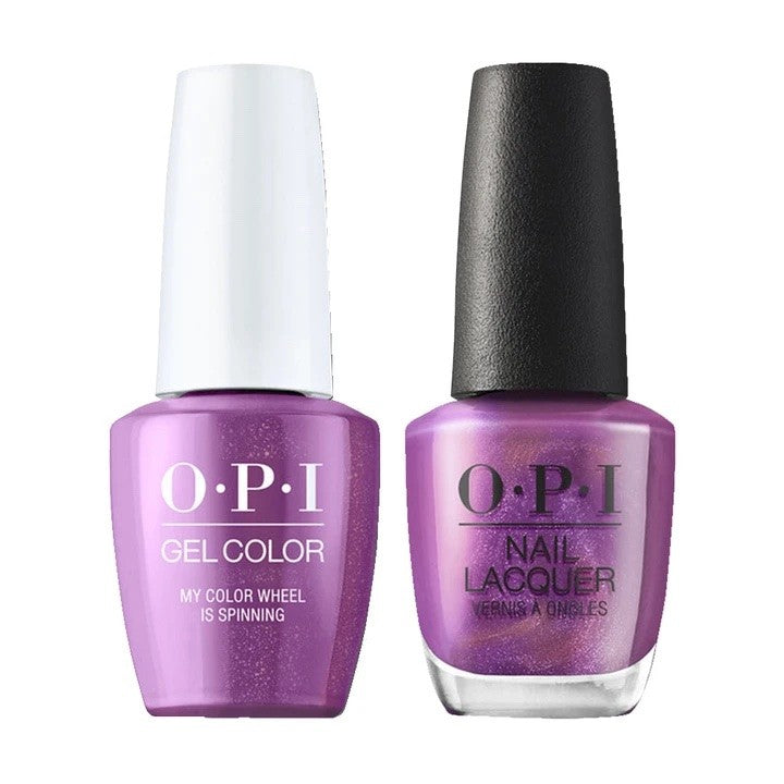 ATL- OPI My Color Wheel is Spinning #HPN08 | OPI Duo: Gel, Polish
