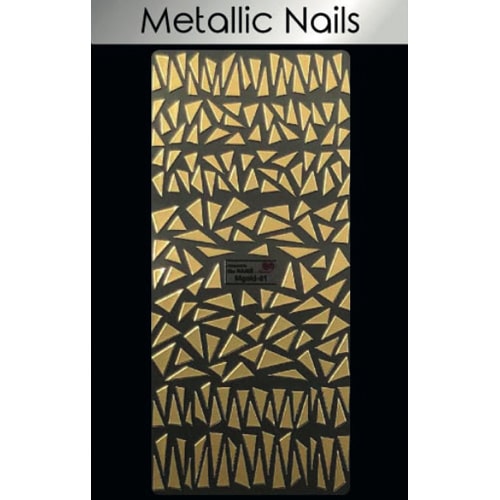 ATL- Gold Metallic (#1) Nail Art Stickers 387-2