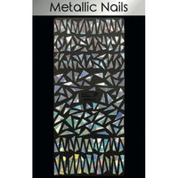 ATL- Silver Holographic Metallic (#1) Nail Art Sticker 387-1