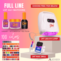 ATL- LNT 4in1 Collection (100 Colors) + FREE Gift | LNT Dip/Acrylic + Gel + Lacquer