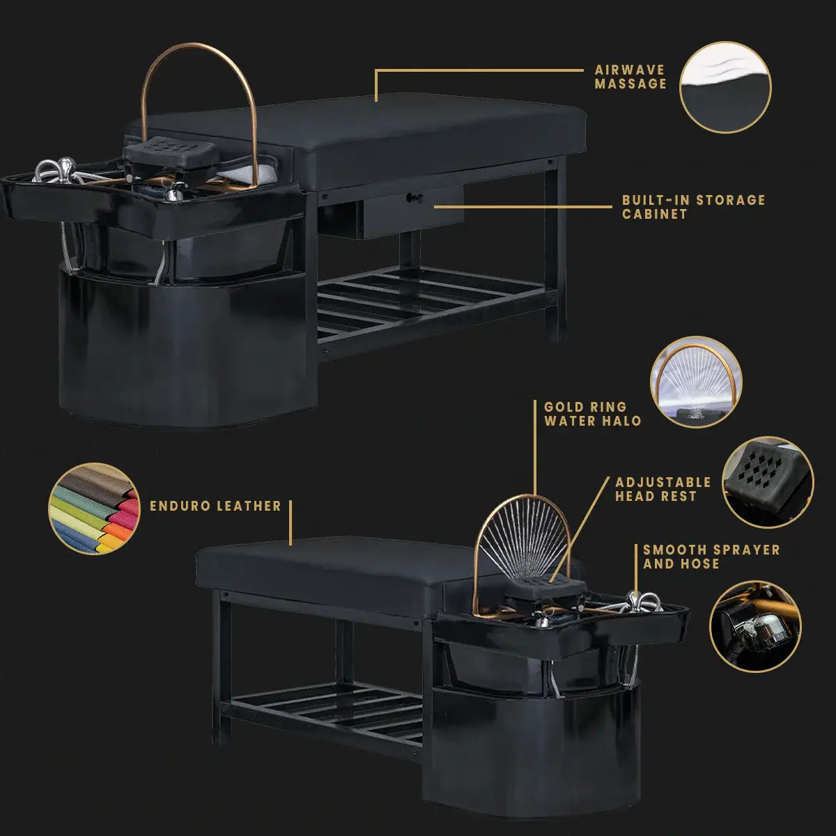 Whale Spa- Elysia Head Spa Shampoo Bed