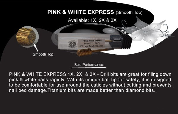 ATL- Pink & White Express Titanium Drill Bit | TODAY'S PRODUCT
