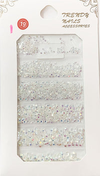 ATL- Clear AB Rhinestone Pack 1-47-1 (Size 3,5,7,9,11,13)