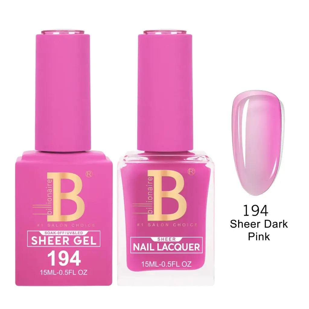 ATL- #194 Sheer Dark Pink - Imperial Collection | Billionaire