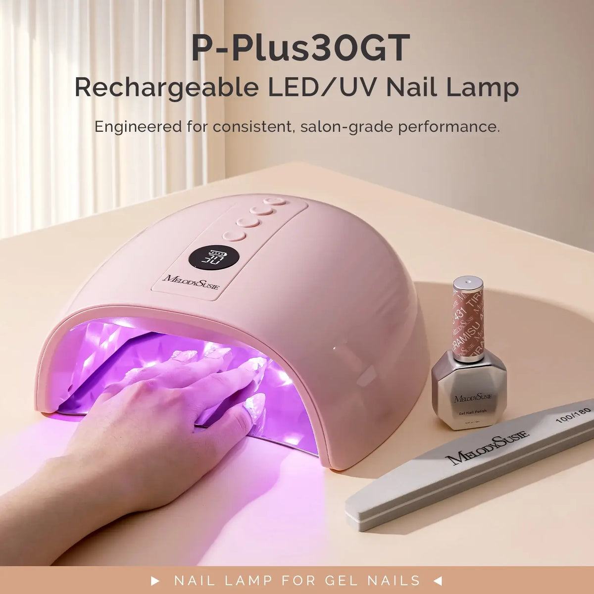 ATL- Rechargeable Cordless UV/LED Nail Lamp