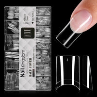 ATL- Clear - Short Square Tip Box | Nail Kingdom