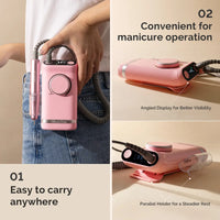 ATL- Clip-On Advanced Rechargeable 2in1 Nail Drill with Tilted Display Design