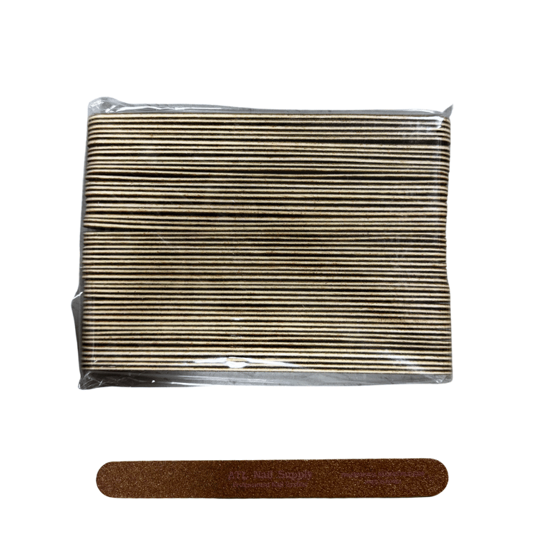 ATL- Wooden Brown Nail Files (Thin)
