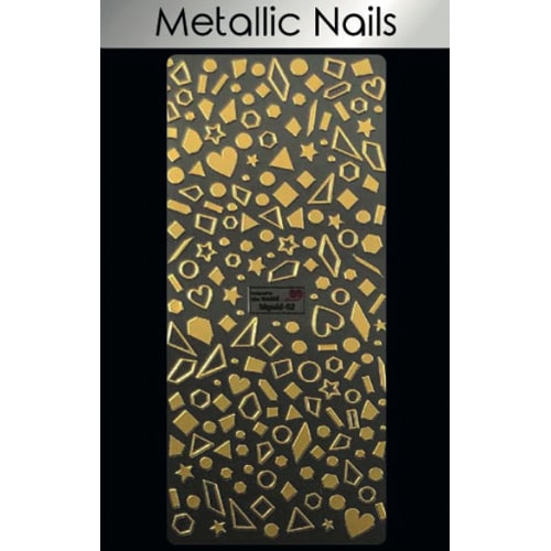 ATL- Gold Metallic (#2) Nail Art Stickers