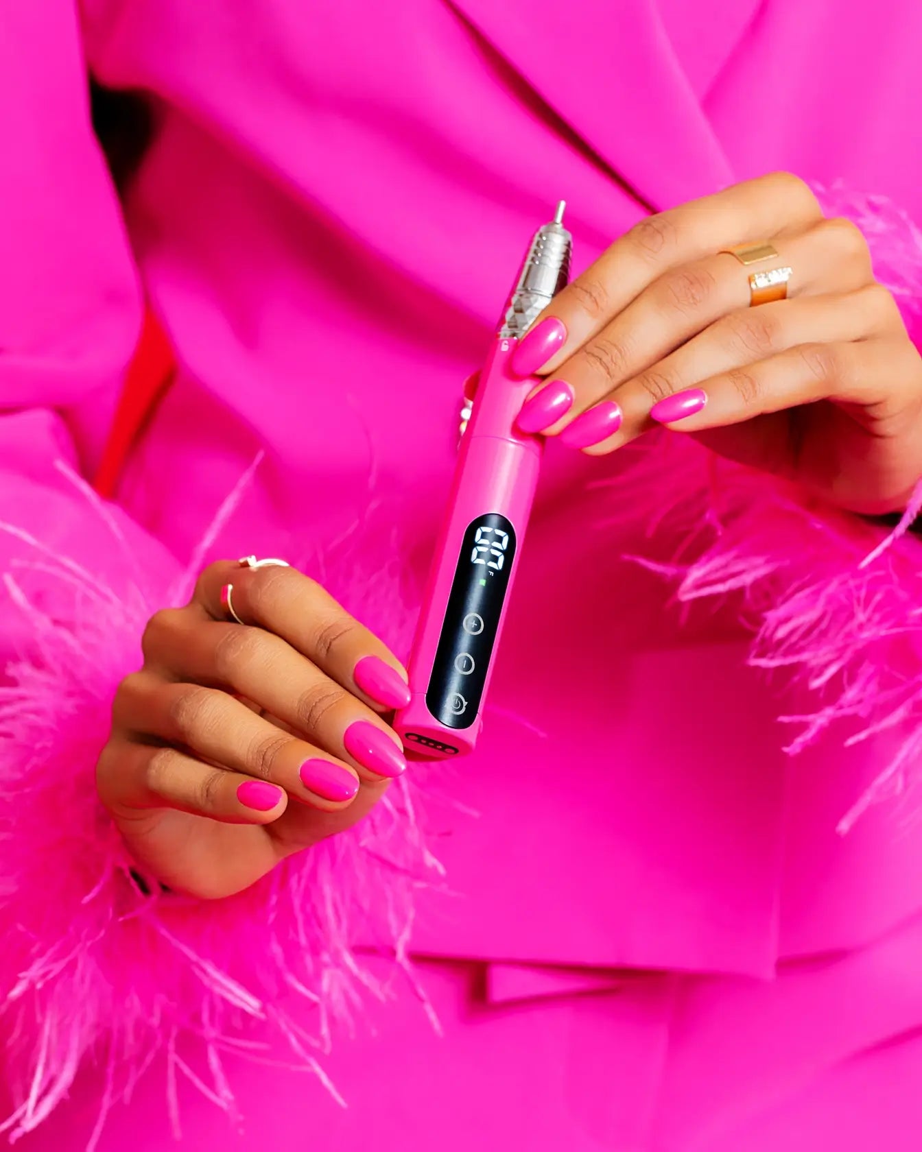 ATL- Gelish Go File Wireless- VIVID MAGENTA