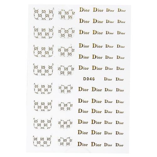 ATL- Gucci / Dior Nail Art Stickers | #3-30-1