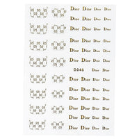 ATL- Gucci / Dior Nail Art Stickers | #3-30-1