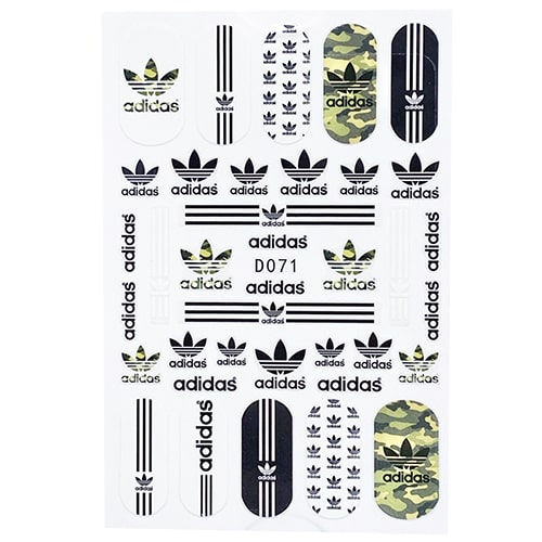 ATL- Adidas Nail Art Stickers | #3-26-3