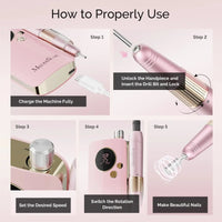 ATL- Clip-On Advanced Rechargeable Nail Drill