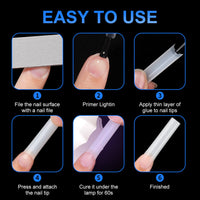 ATL- Natural Straight Tip Box | Nail Kingdom