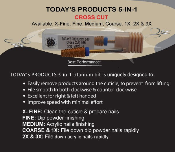 ATL- 5-in-1 Cross Cut Titanium Drill Bit | TODAY'S PRODUCT