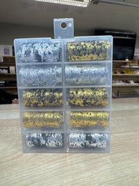 ATL- Gold and Silver Nail Art Foil Pack