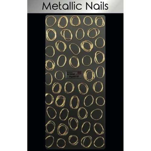 ATL- Gold Metallic (#7) Nail Art Stickers
