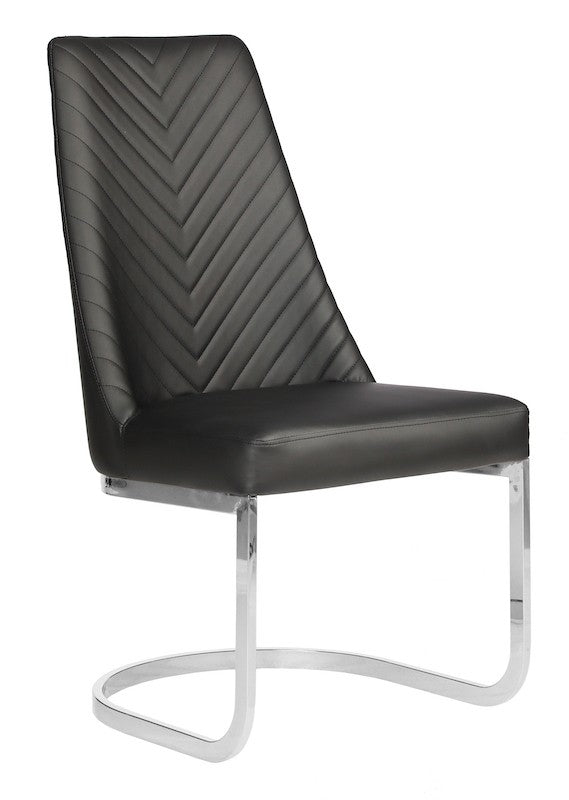 WS Customer Chair Chevron 8110-Chrome